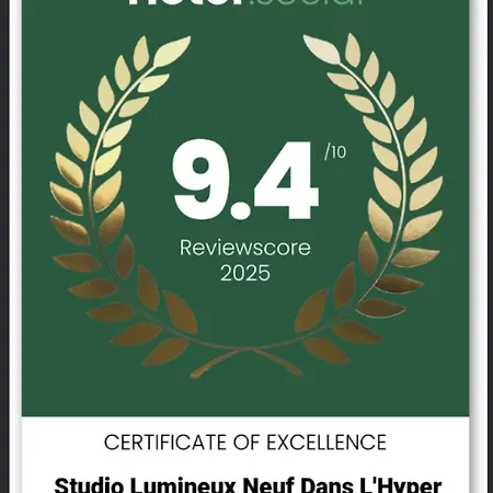 شقة Lumineux Neuf Dans L'hyper Centre Avec Vue